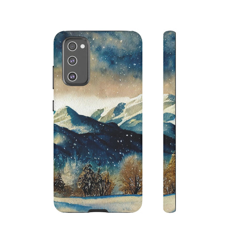 Snowy Colorado Rocky Mountains - Impact Resistant Phone Case Samsung Galaxy S20 FE Matte